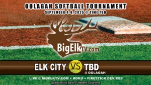 Elk City competing in the Oologah Softball Tournament