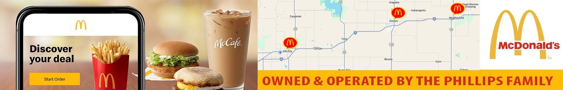 McDonald's local franchise banner